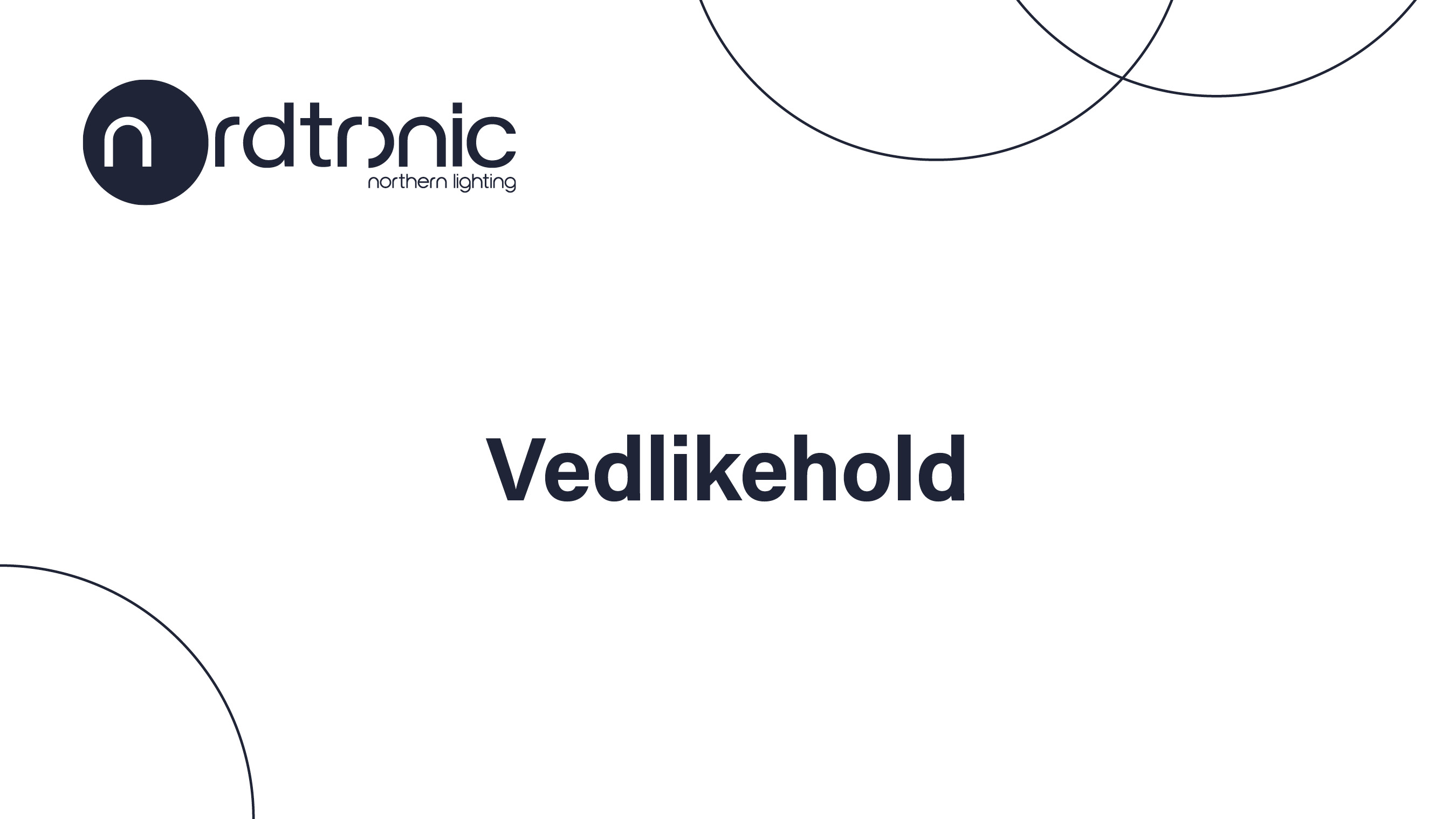 Vedlikehold