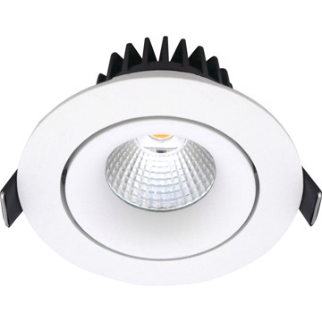 Velia PRO Tilt 11 W Dim to Varm, matt hvit rund